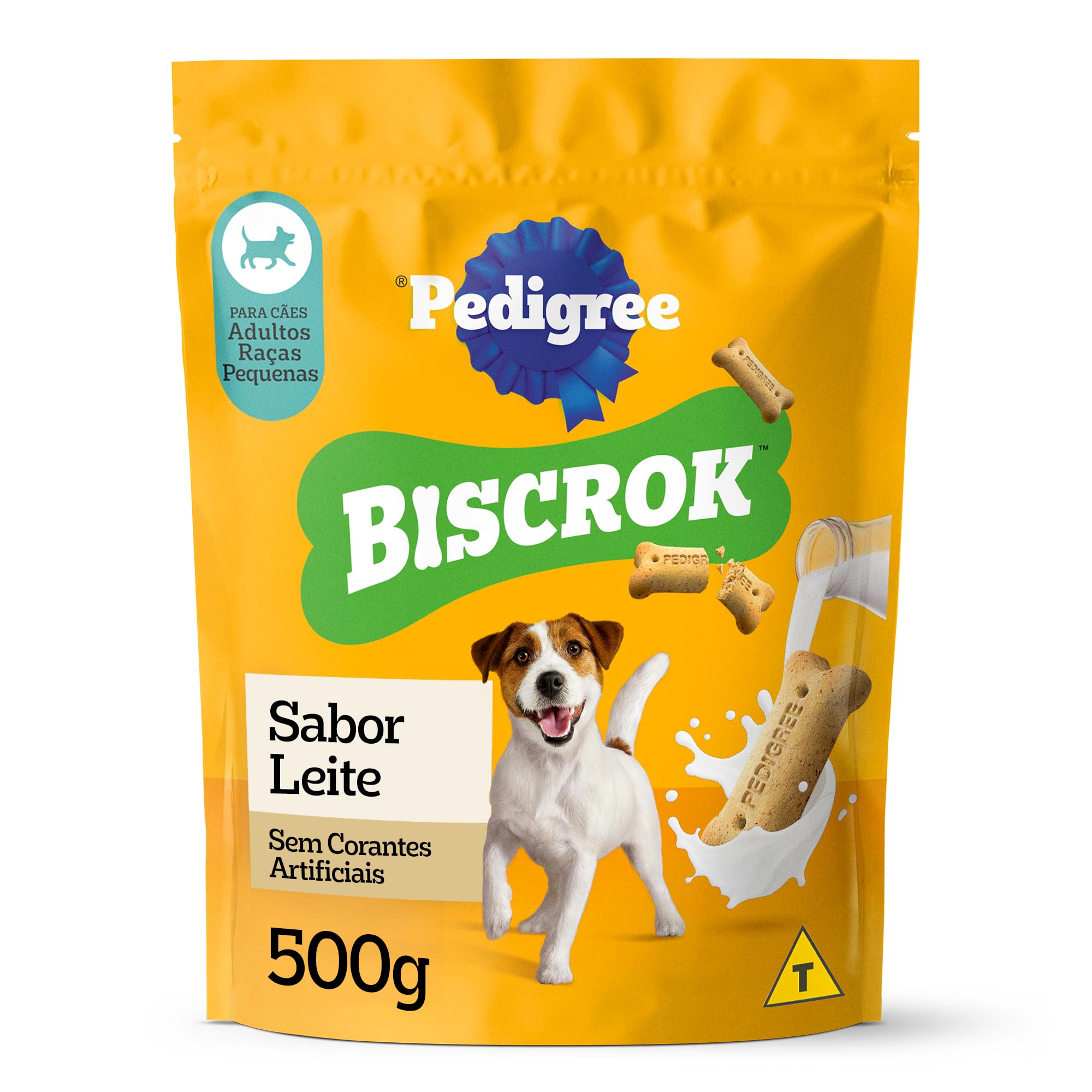 Biscoito Pedigree Biscrok Para Cães Adultos Raças Pequenas, 500 g