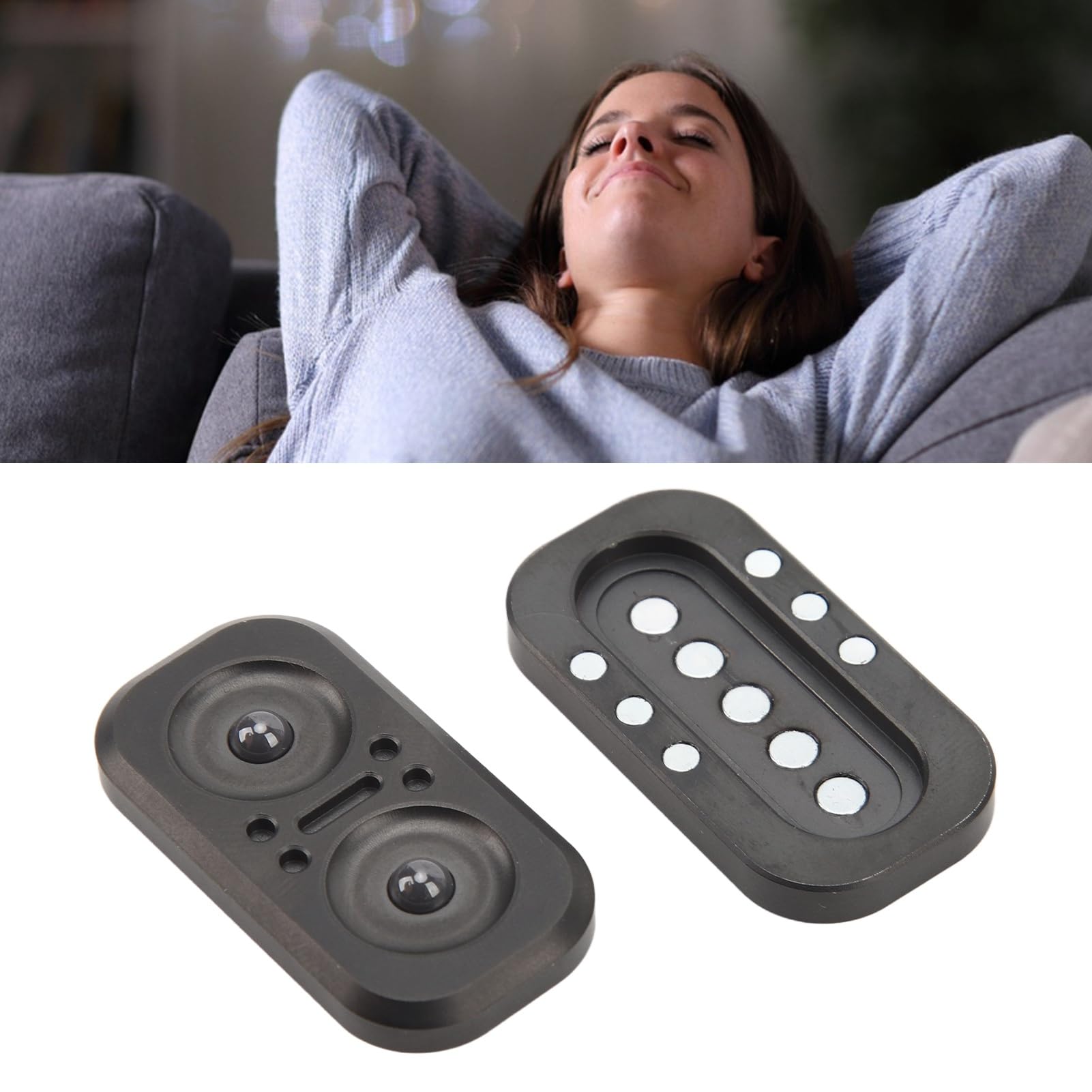 Naroote Fidget Slider Typ B - Edelstahl Hand Push Spielzeug Gegen Stress