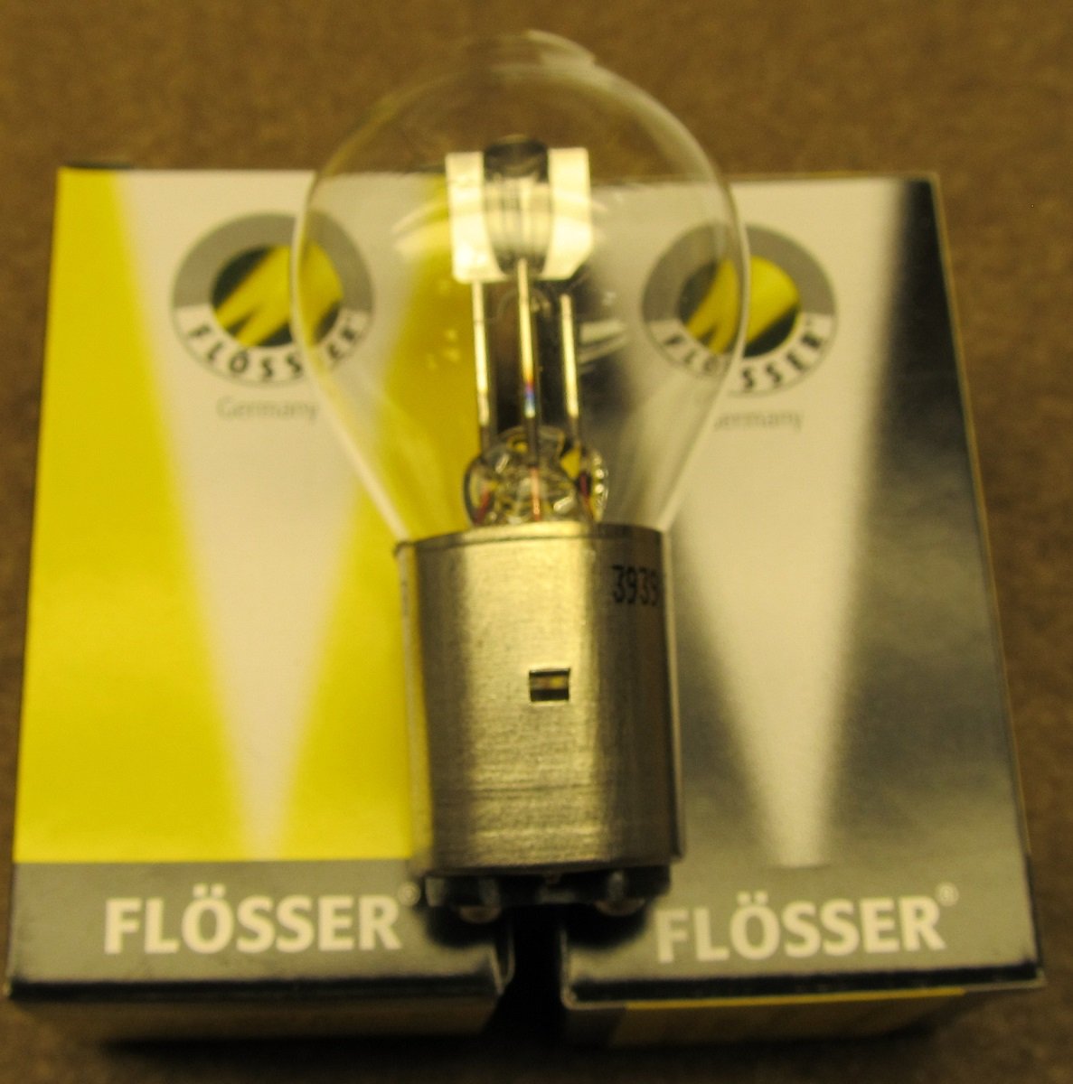 Floesser #24540 Bulb 12/12 V, 45/35 W, BA20d Base, B-11 Shape
