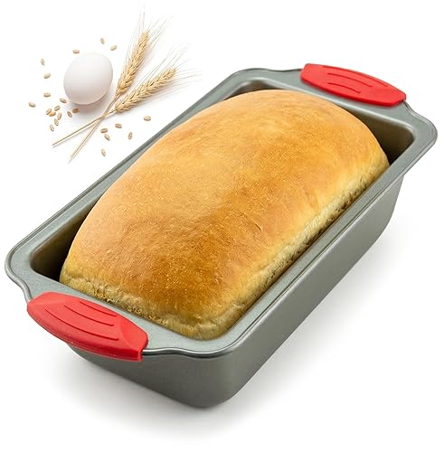 Boxiki Kitchen Non Stick Steel Banana Bread Pan for Baking,