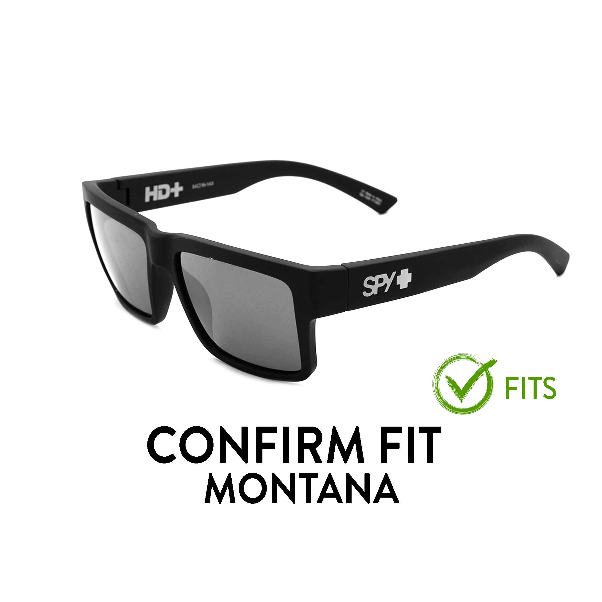 Apex Lenses Polarized Replacement Lenses for Spy Montana Sunglasses (Black)