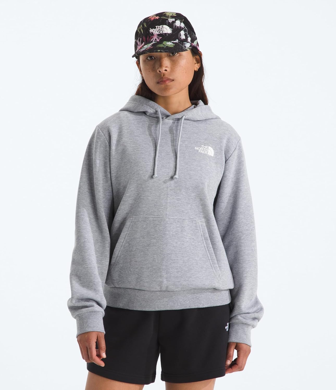 THE NORTH FACE Women's Evolution Box NSE Hoodie | 2 Piece Hood With Drawcord, Kangaroo Hand Pocket