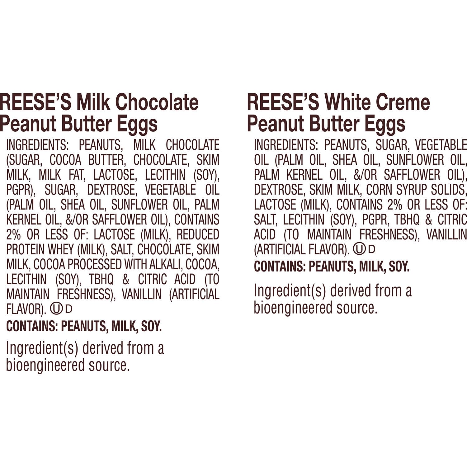 REESE'S Assorted Flavored Snack Size Peanut Butter Eggs, Easter Candy Bag, 31.2 oz