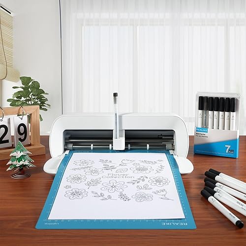 Miniatura 4 de REALIKE Alfombrilla de corte para Cricut Joy Xtra de 8.5 x 12 pulgadas (2 agarre estándar, 2 LightGrip, 2 StrongGrip 6 alfombrillas), variedad de