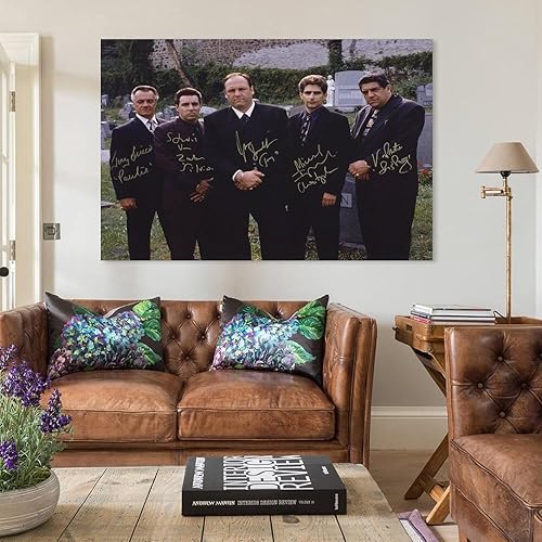 Miniatura 3 de Póster artístico fotográfico de actores sopranos con autógrafo, pinturas artísticas para pared, decoración del hogar, sala de estar, impresiones