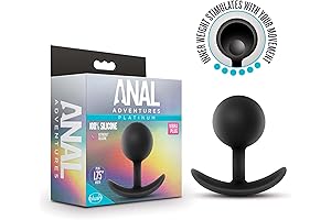 Blush Novelties Ultrasilk Platinum Beginners Anal Training Vibra Plug