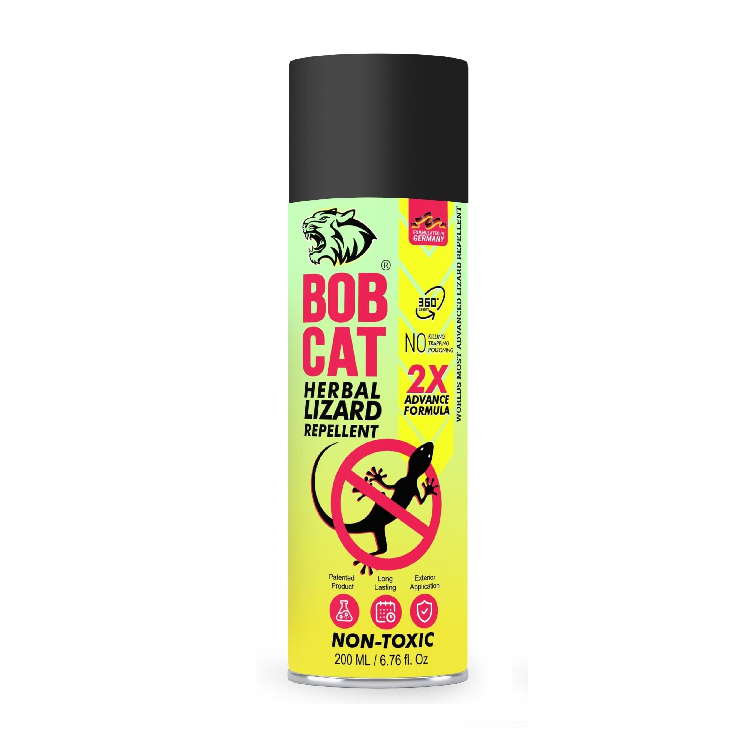 BOB CAT Herbal Lizard Repellent 2X Advance Formula Indias First Aerosol Based Anti Lizard Spray | 15 Days Protection from Lizard | Irritant-Free & Chemical-Free | Pack of 1 | 200ml Lizard Spray (B0C9DMXTJ3) Amazon Price History, Amazon Price Tracker