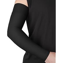 beister Arm Compression Sleeve Women Men Single, Medical Grade Arm Compression 15-20 mmhg, Full Arm Support Long Pressure Sleeve for Lymphedema, Post Surgery Recovery, Arthritis, Swelling, Edema