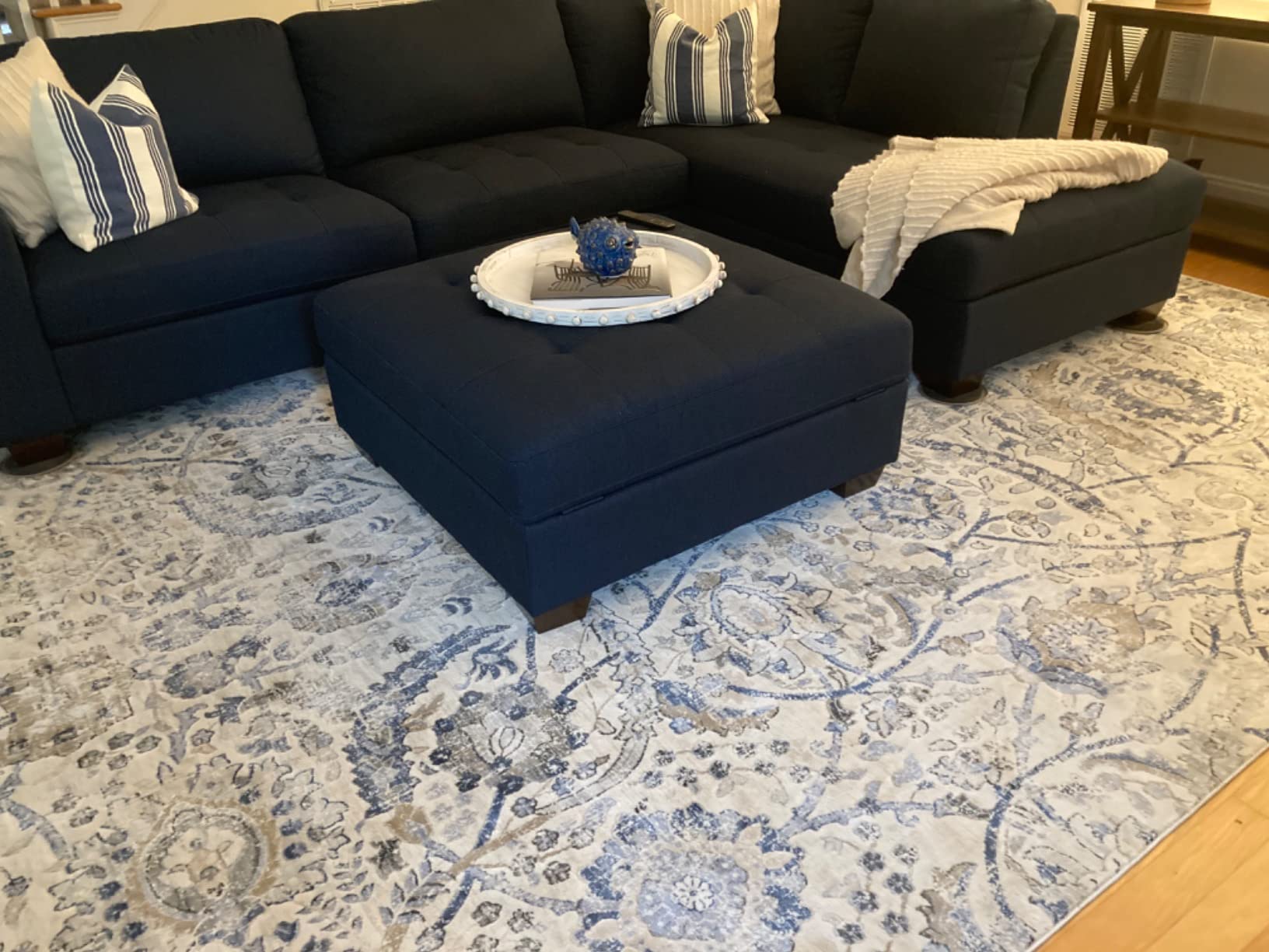 $10/mo - Finance Hauteloom Sunnyside Rustic Farmhouse Living Room ...