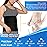 S Abdominal Binder Post Surgery for Men and Women, 12 High Postpartum Tummy Tuck Belt Provides Bariatric Stomach Compression, High Elasticity, Breathable - (45 - 60) 4 PANEL Black