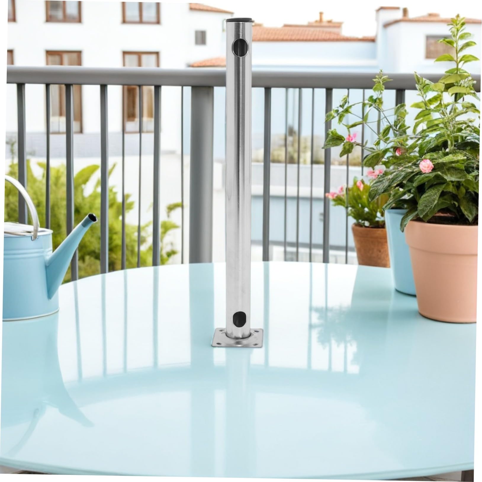 Angoily 2pezzi Supporto Per Antenna in Acciaio Inossidabile Staffa Di Montaggio Parete Per Telecamera Supporto Verticale Per Antenna Wireless Per Tv Esterna Staffa Di Rete Wi-fi e Configur
