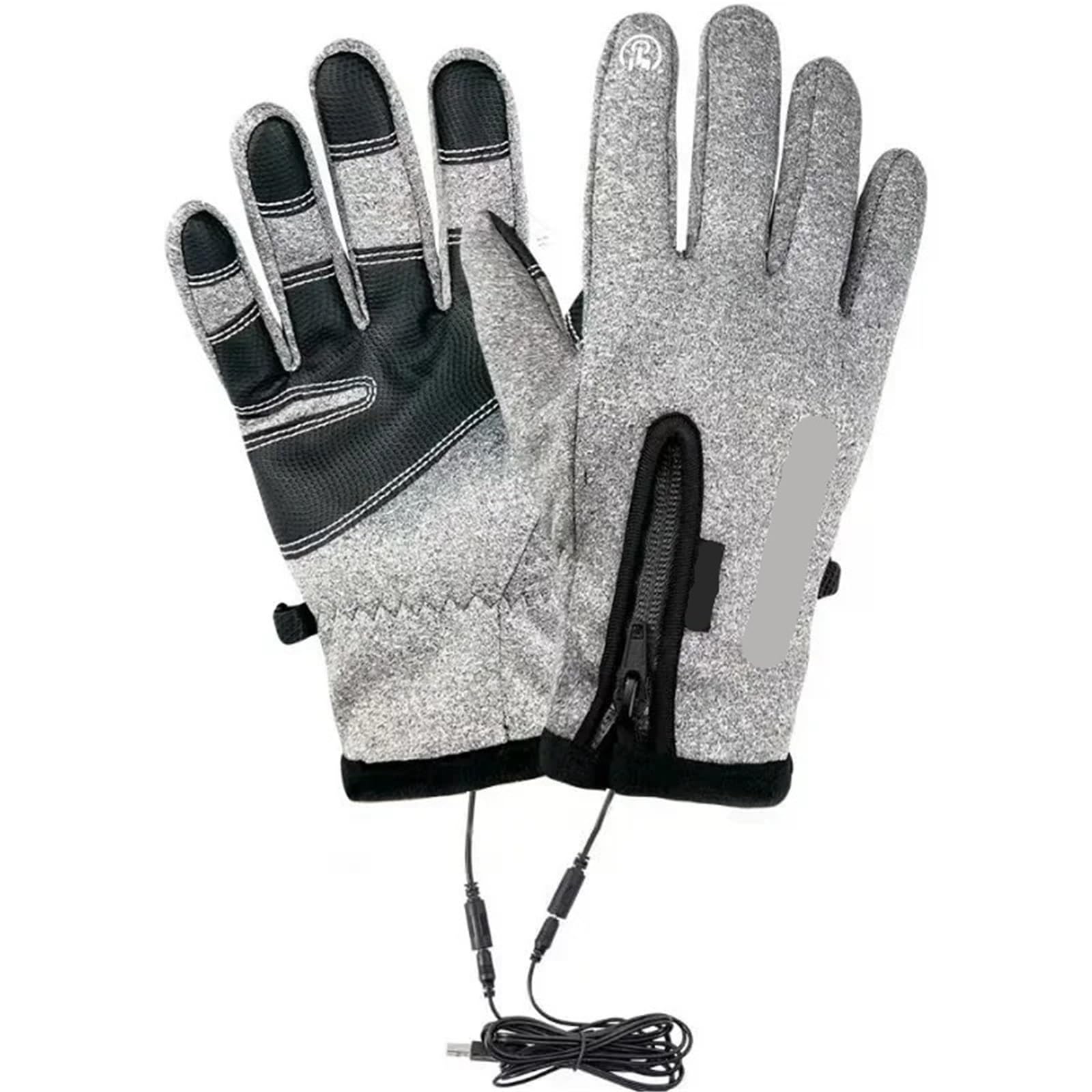Guanti riscaldati, Guanti Da Moto Riscaldati Touch Screen USB 3 Marce 2 Pezzi Outdoor Winter Ski Sport Pesca Warm Riding Bicycle,per donne e uomini