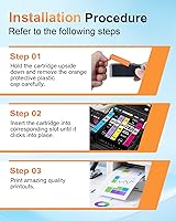 Vista 8 de Intactech PGI-280 XXL CLI-281 XXL - Cartuchos de tinta de repuesto para Canon 280 281, funciona con Pixma TS9120 TS6120 TS6220 TS8120 TR8520 TR7520