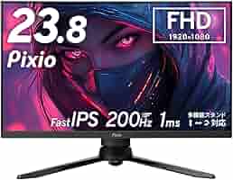 Pixio PX248PRO ゲーミングモニター 24インチ FHD PX248PS | 23.8インチ 144Hz FHD IPSゲーミングモニター | Pixio