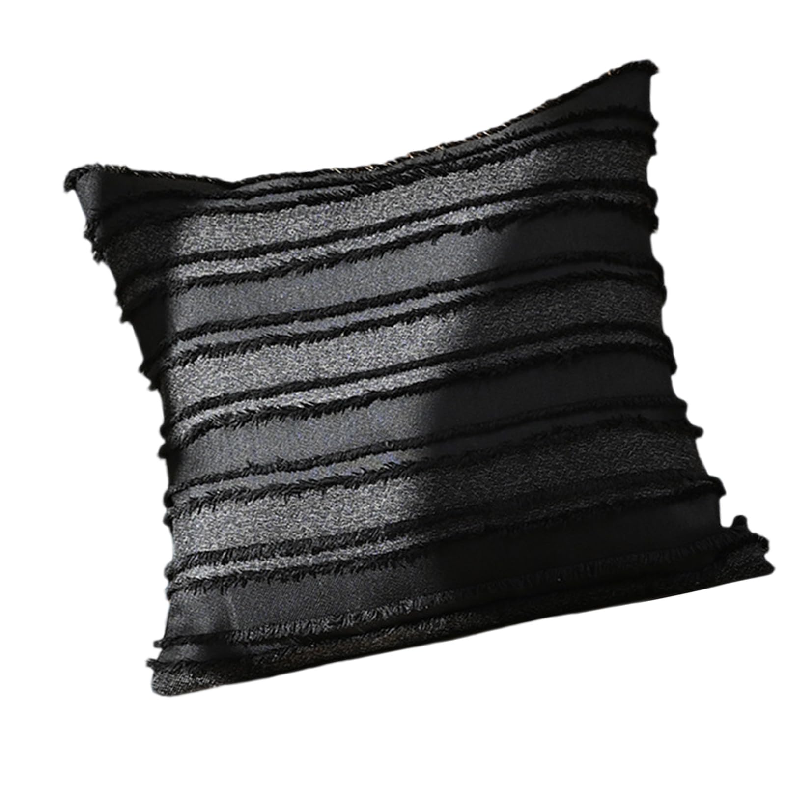Kalttoy Flower Cut Stripes Textured Accent Pillow Slipcover, Cushions Covers Perfect For Enhancing The Aesthetic Of Couches Or Armchair Decorative Cushions Case