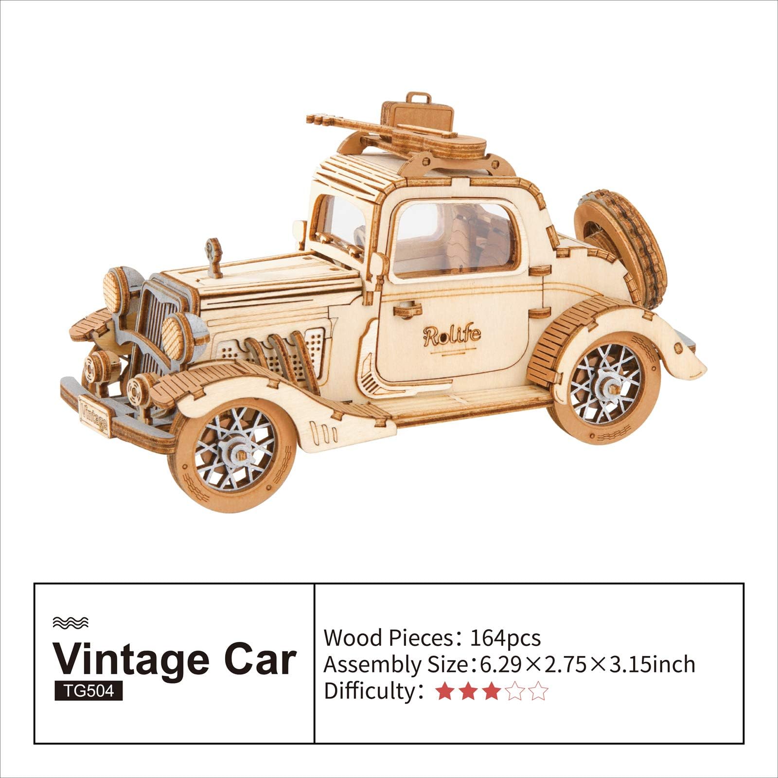 The Classic Cars of the 50's★ミニカー用木製シェルフ CLASSIC CAR SHELF ヴィンテージ クラシック カー シェルフ