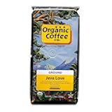 Organic Coffee Co. Java Love Ground Coffee 12 Ounce Medium Light Roast USDA Organic