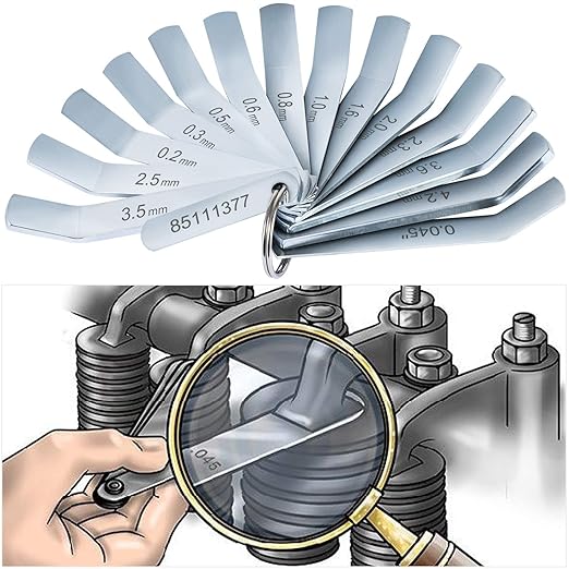 Royalo Feeler Gauge 14pc Jake Brake Tool Set Compatible with Volvo and