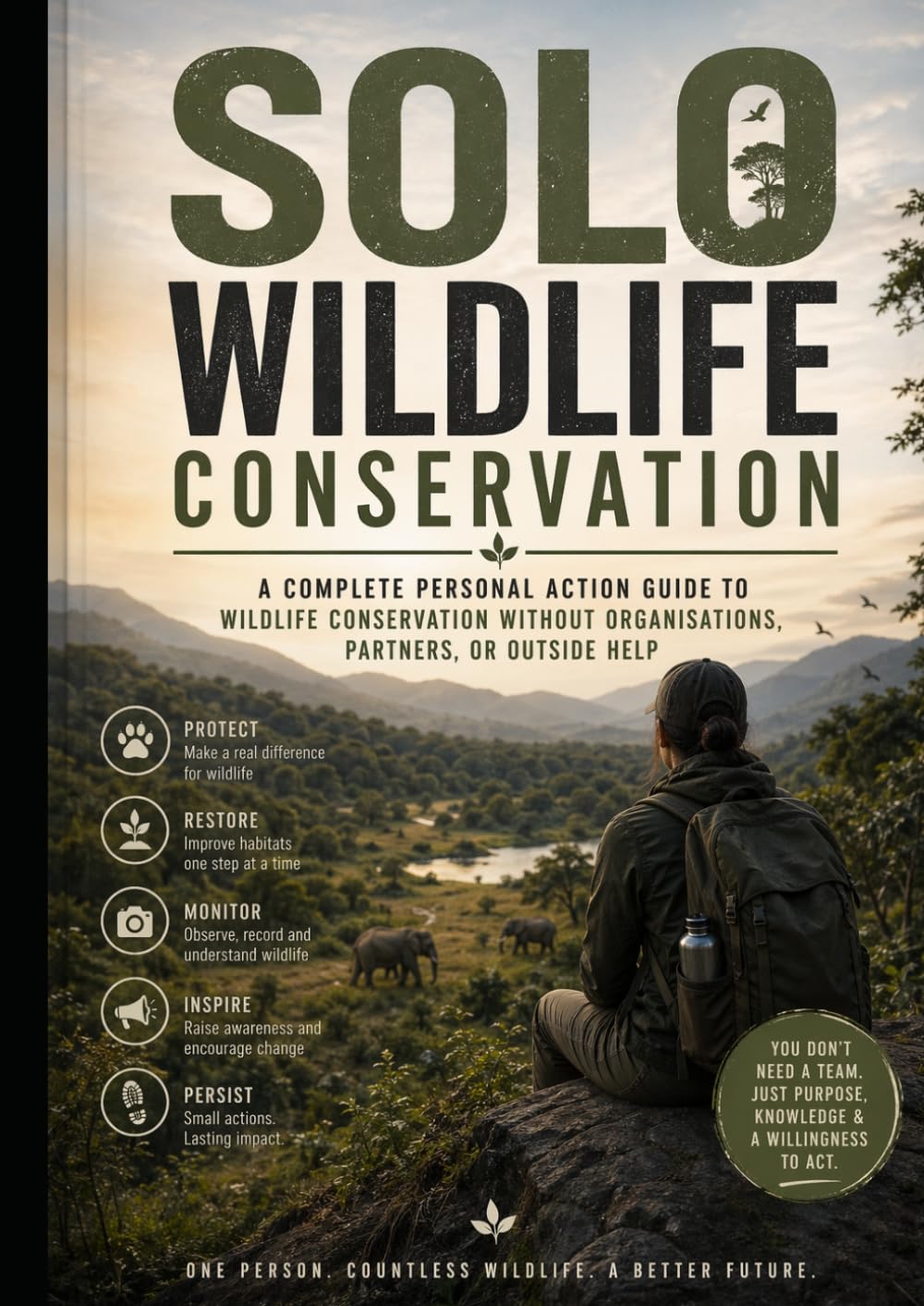 SOLO WILDLIFE CONSERVATION: A complete personal action guide to wildlife conservation without organisations, partners, or outside help