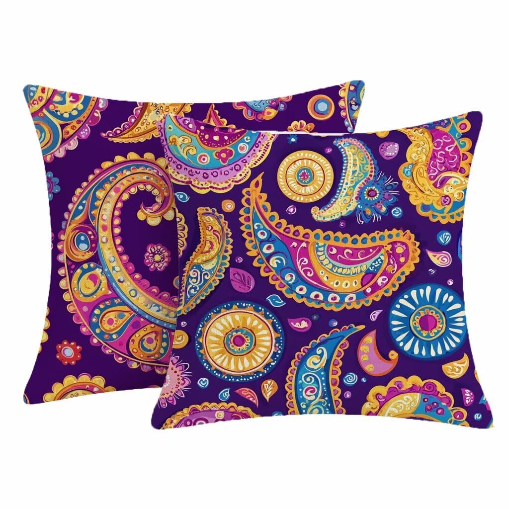 Housse coussin exterieur impermeable finition lin premium avec zip invisible
