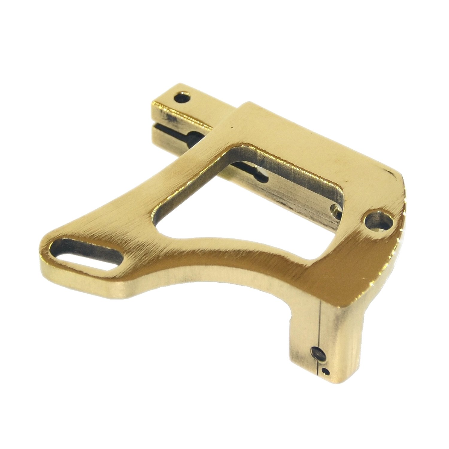 1PC PROFESSIONAL SOLID BRASS COIL TATTOO MACHINE FRAME US 8-32 THREAD COMPATIBLE WITH 1.25 INCH COILS & 1MM YOKE PRECISION WIRE CUT DURABLE FRAME FOR LINER & SHADER MACHINES FB-05