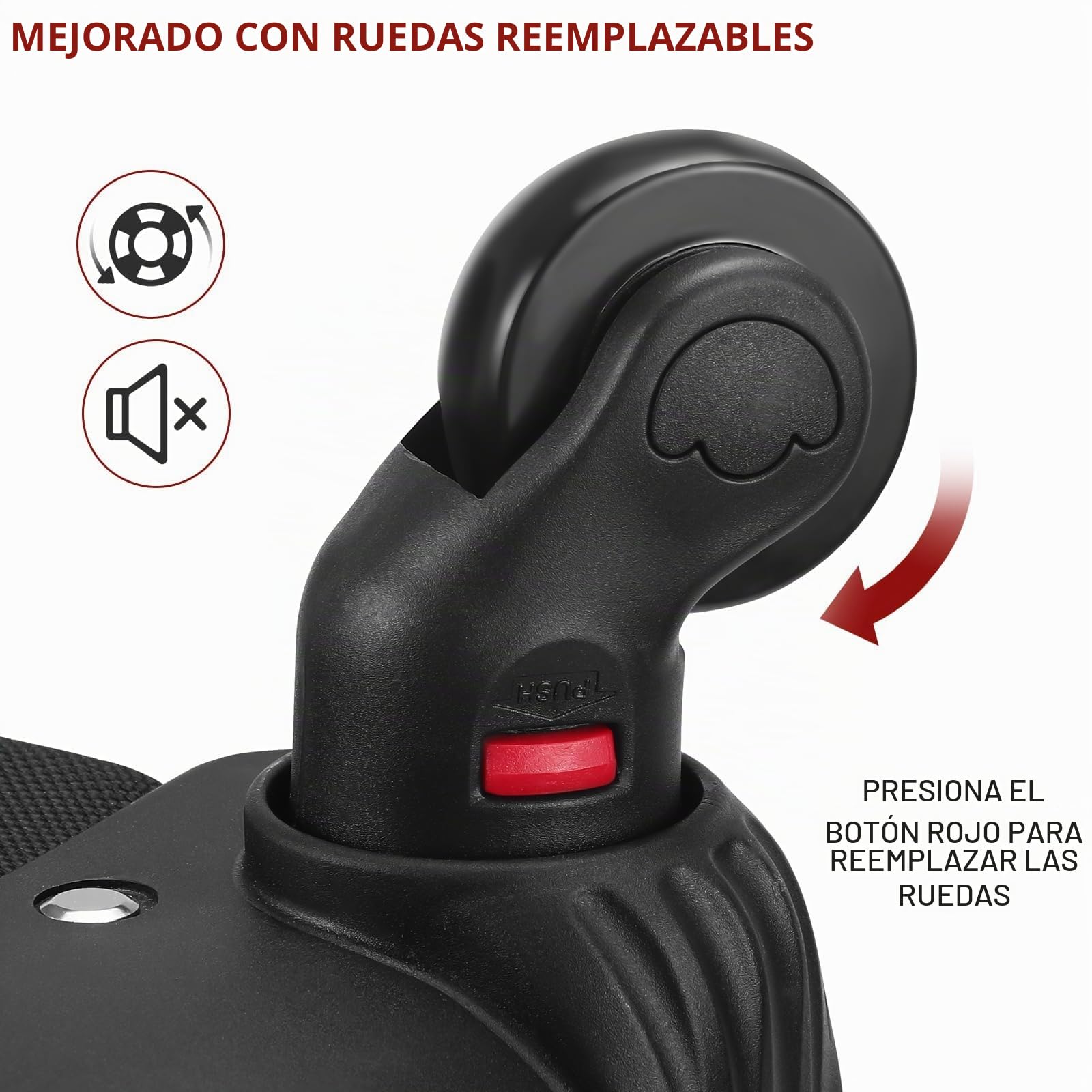 Star Cloud Serie de mochilas con ruedas SC, Negro-a, Carry on 22-Inch 45L, Mochila con ruedas de 4 ruedas