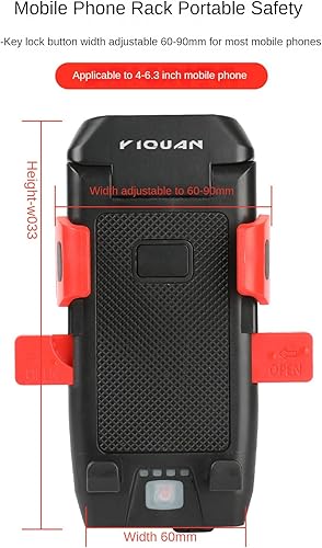 Miniatura 3 de Luz de bicicleta con altavoz de iluminación Altavoz Soporte para teléfono celular Carga 4 en 1 Multifuncional Luz de bicicleta Equipo de ciclismo