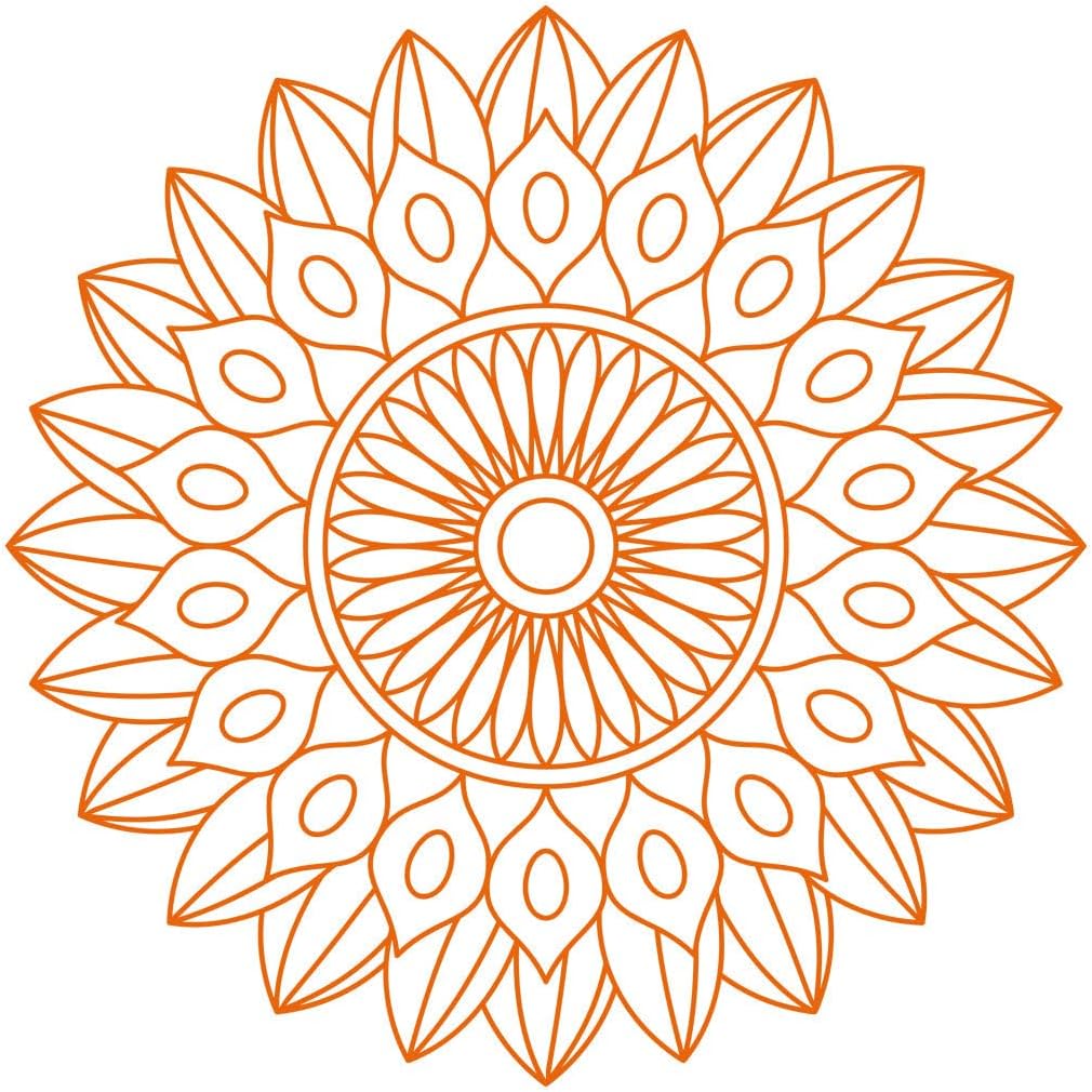 Murales e adesivi murali in vinile Questo è il modello circolare in ...