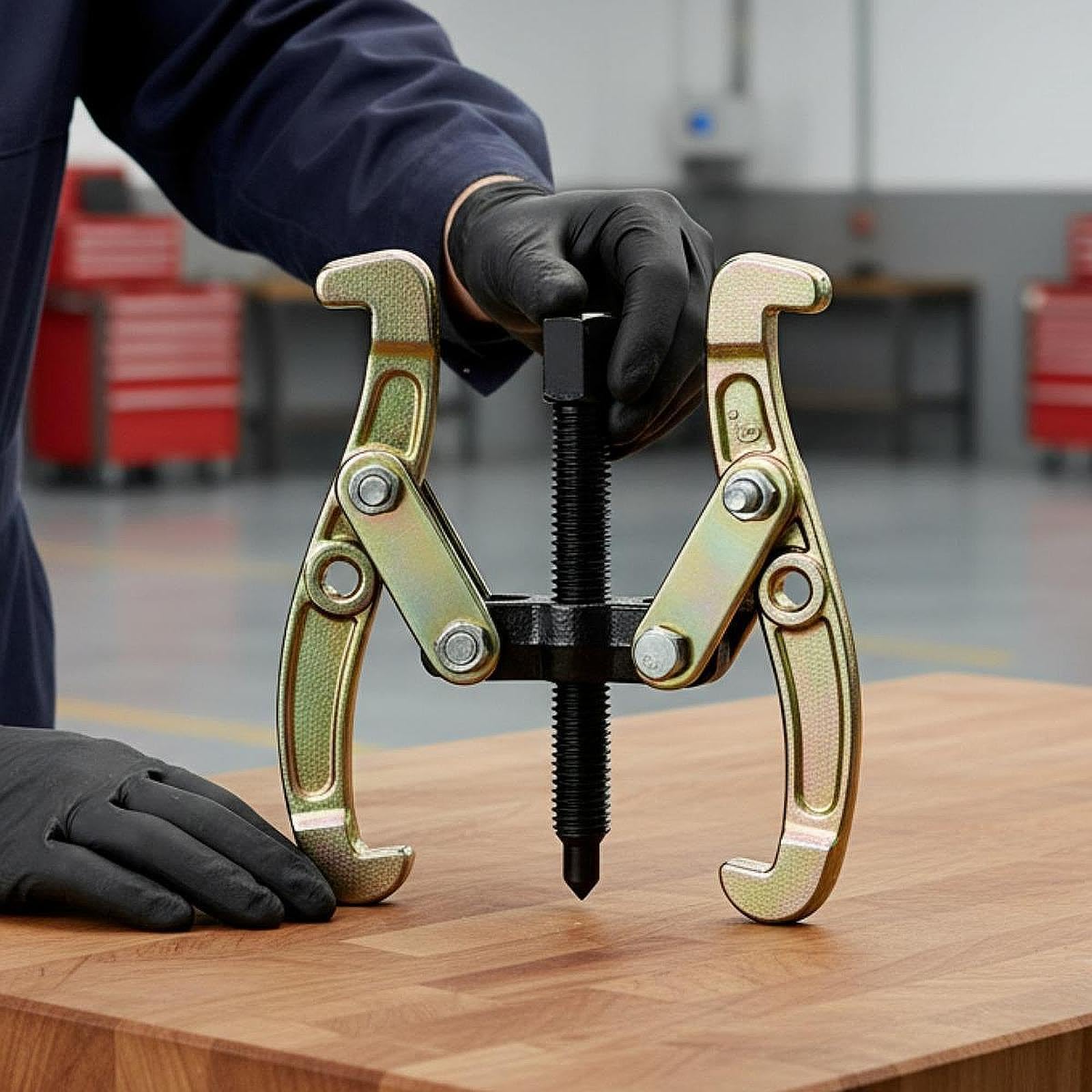 Estrattore a 3 Griffe, Strumento per La Rimozione di Cuscinetti, Estrattore per Ingranaggi a 3 Artigli per Garage, Auto, SUV, 6inch