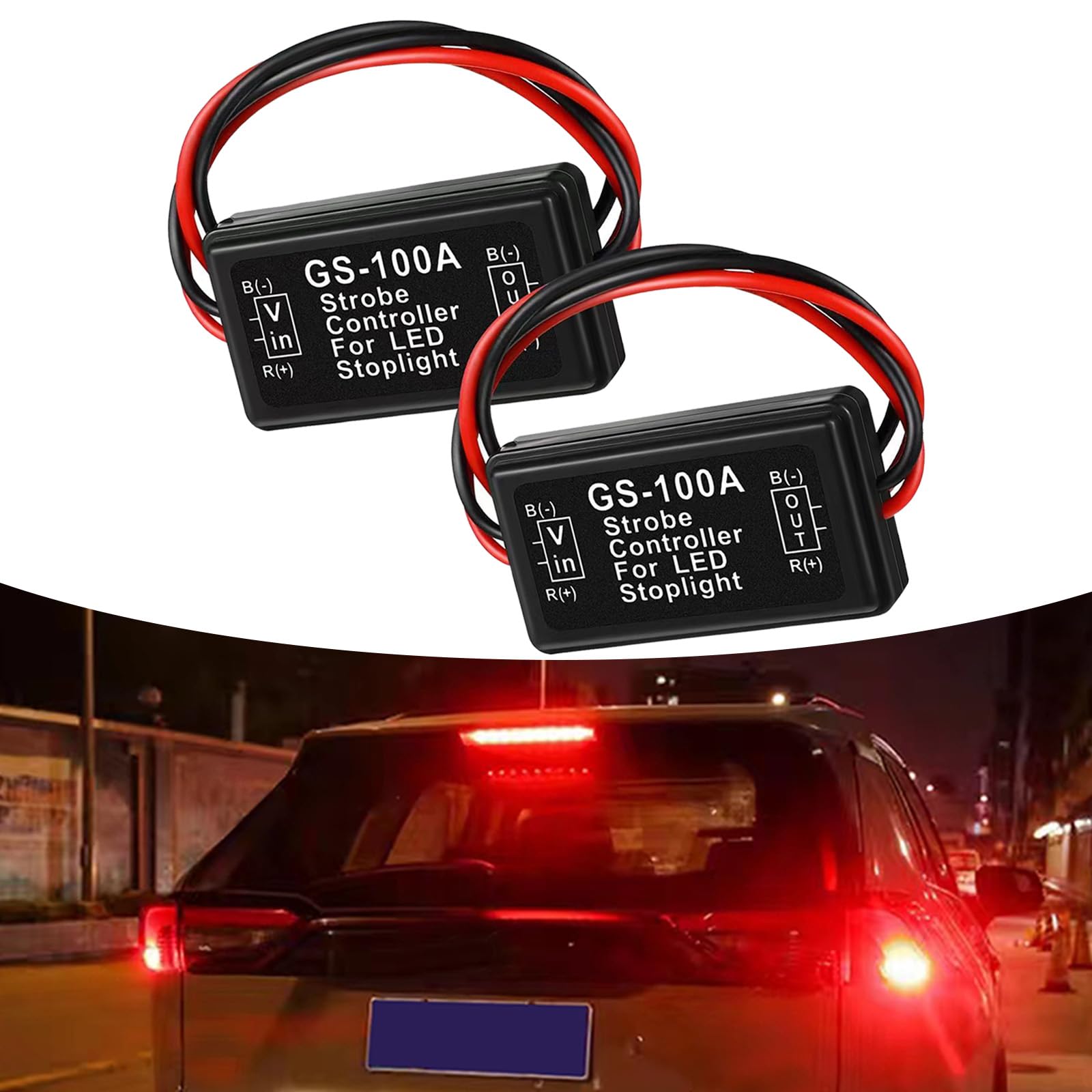 Buy ZKFAR Pack2 High Brake Controller, Flashing Strobe Blinking