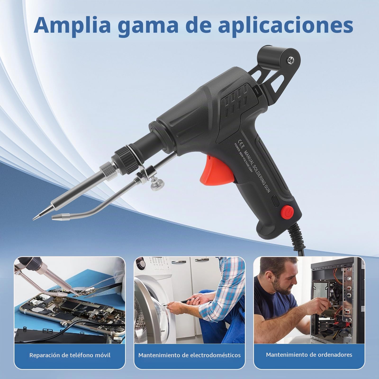 Juego de soldador multifunción portátil, herramientas de soldadura láser industriales internas, soldadora láser, pistola de soldadura automática, pistola de soldadura manual con 5 cables de soldadura