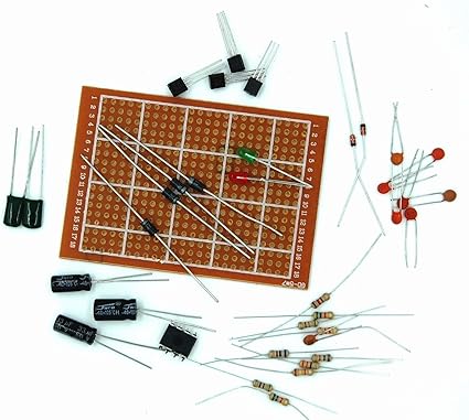 Amazon Co Jp 基板 半田 付け 練習 キット 部品 付 10 セット 組み おもちゃ