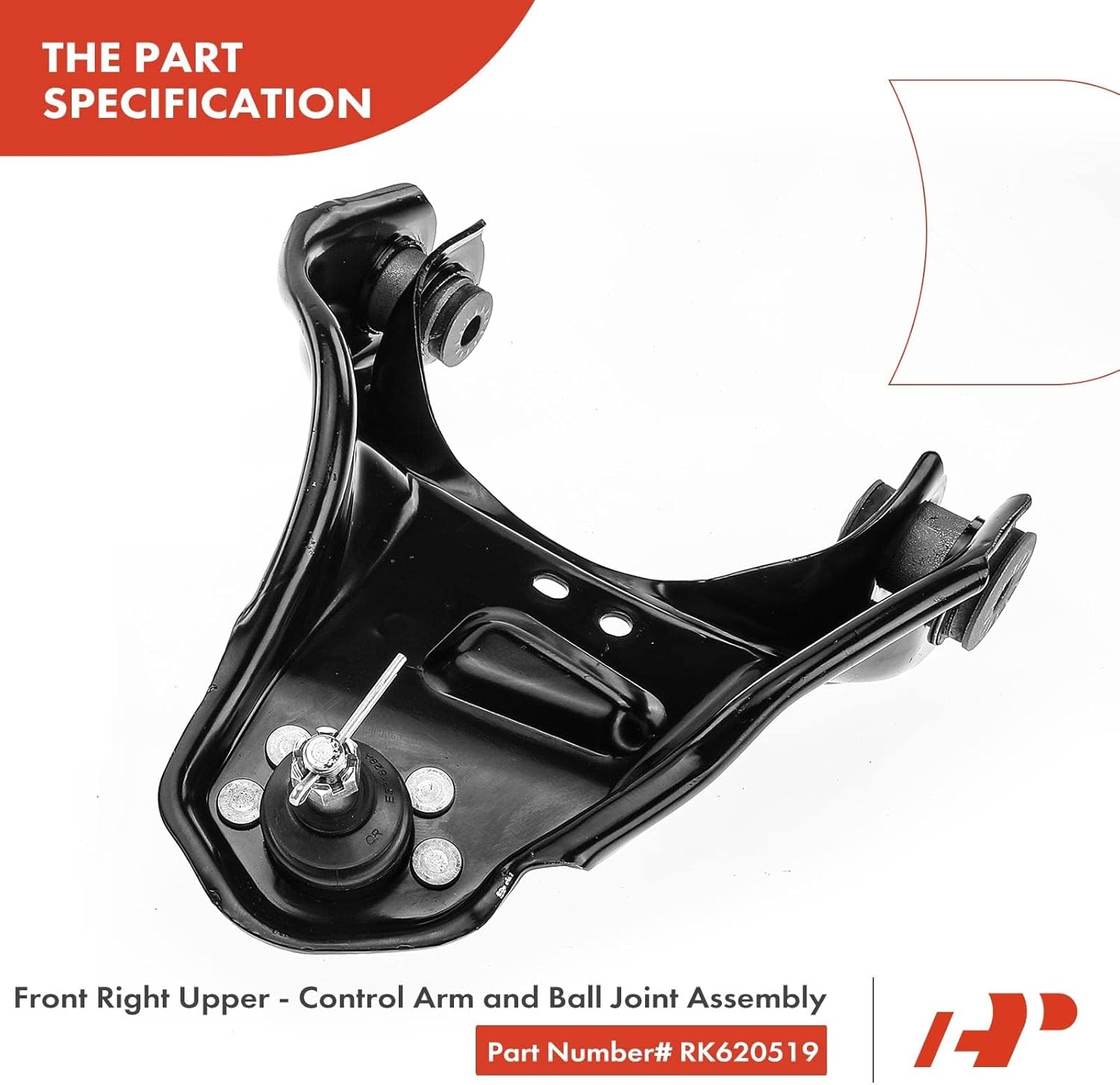 A-Premium Set of 4, Front Upper Control Arm, Sway Bar Link, Compatible with Chevrolet Blazer 95-05, S10 95-04, GMC Sonoma 95-04, Jimmy 95-05, Isuzu Hombre 98-00, Oldsmobile Bravada 96-01