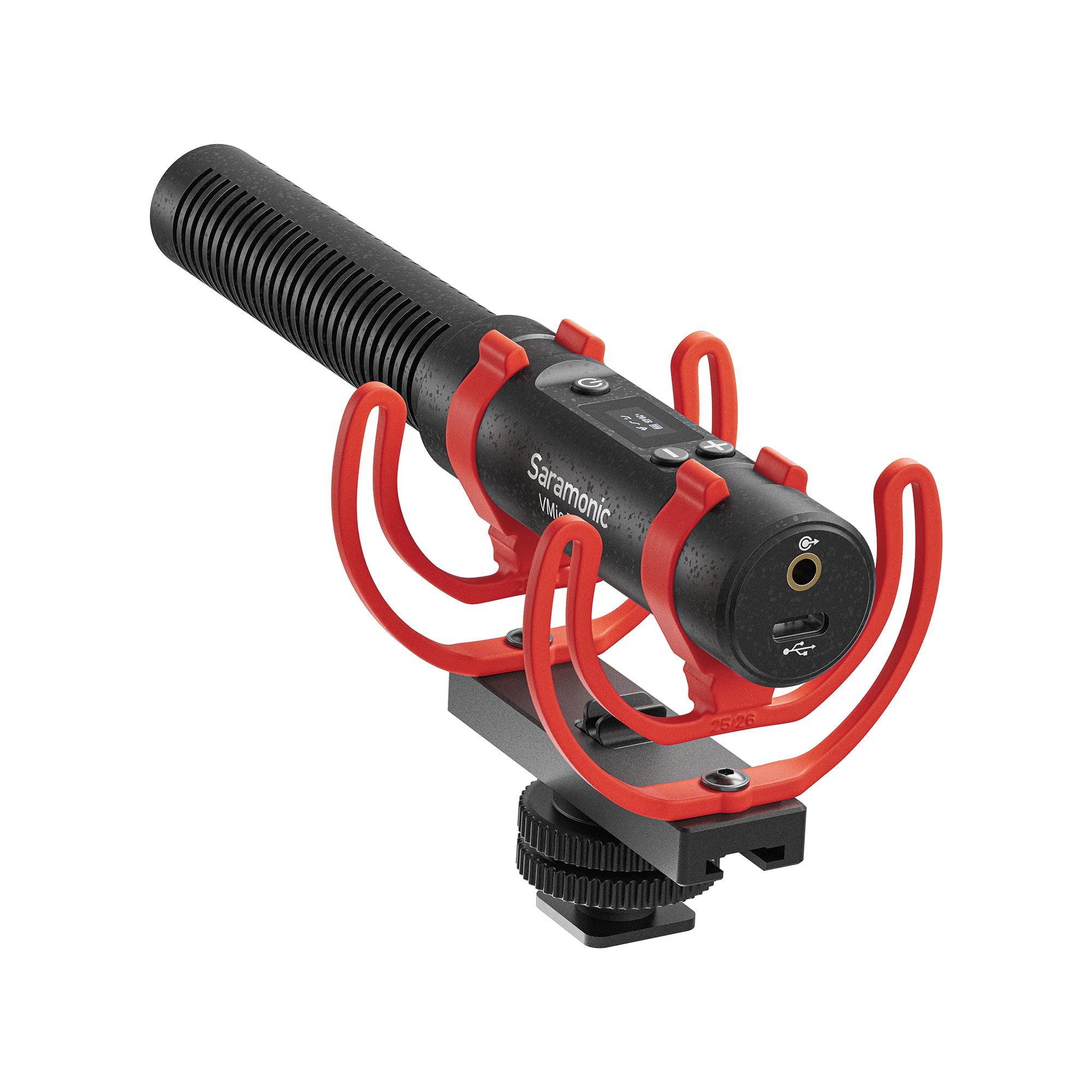 Saramonic VMic7 Pro Shotgun Condenser Microphone, Cardioid External Video Camera Microphone for DSLR Smartphone PC Vlog Podcast Interview ENG/EFP Outdoor Recording