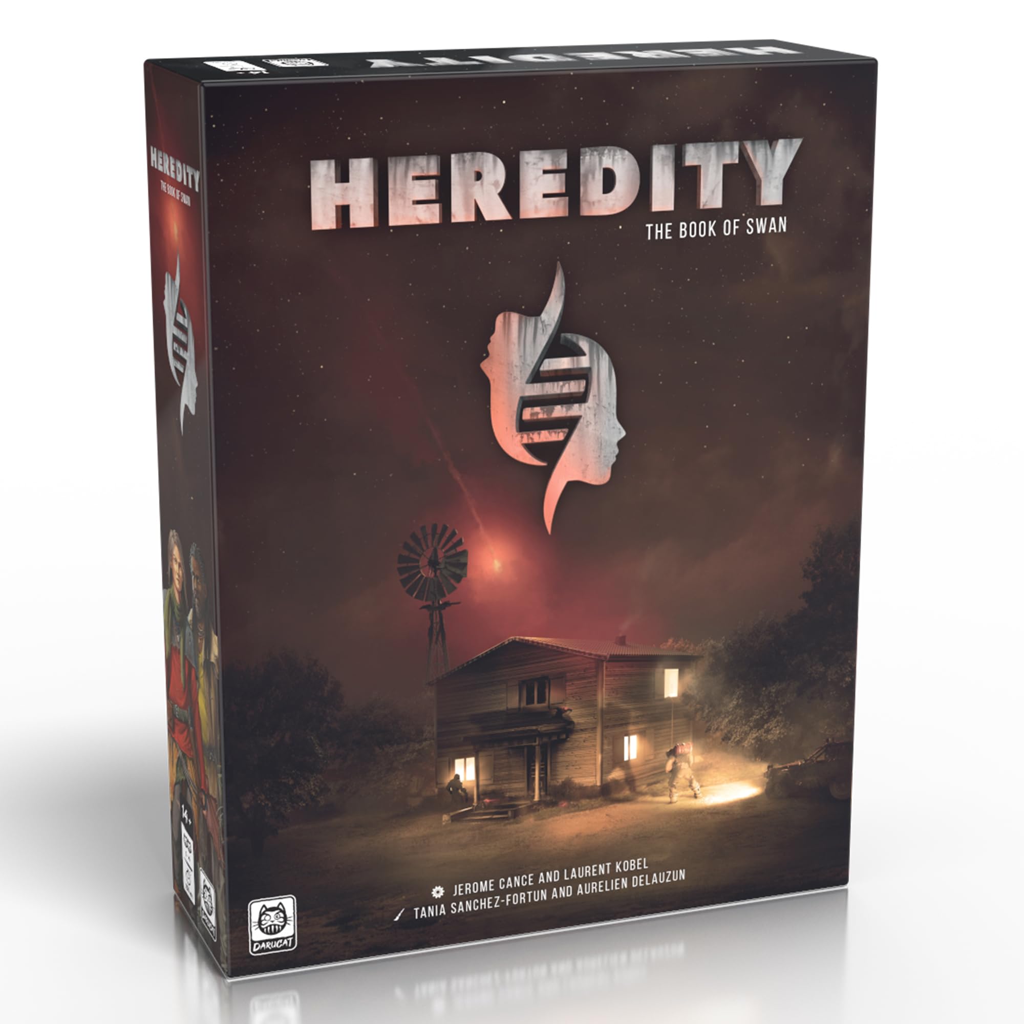 Heredity - Gioco da tavolo narrativo e cooperativo - Gioco di avventure - 14 anni in più - Le tue scelte contano - Una campagna di 5 capitoli - fino a 4 giocatori - Modalità giocatore singolo