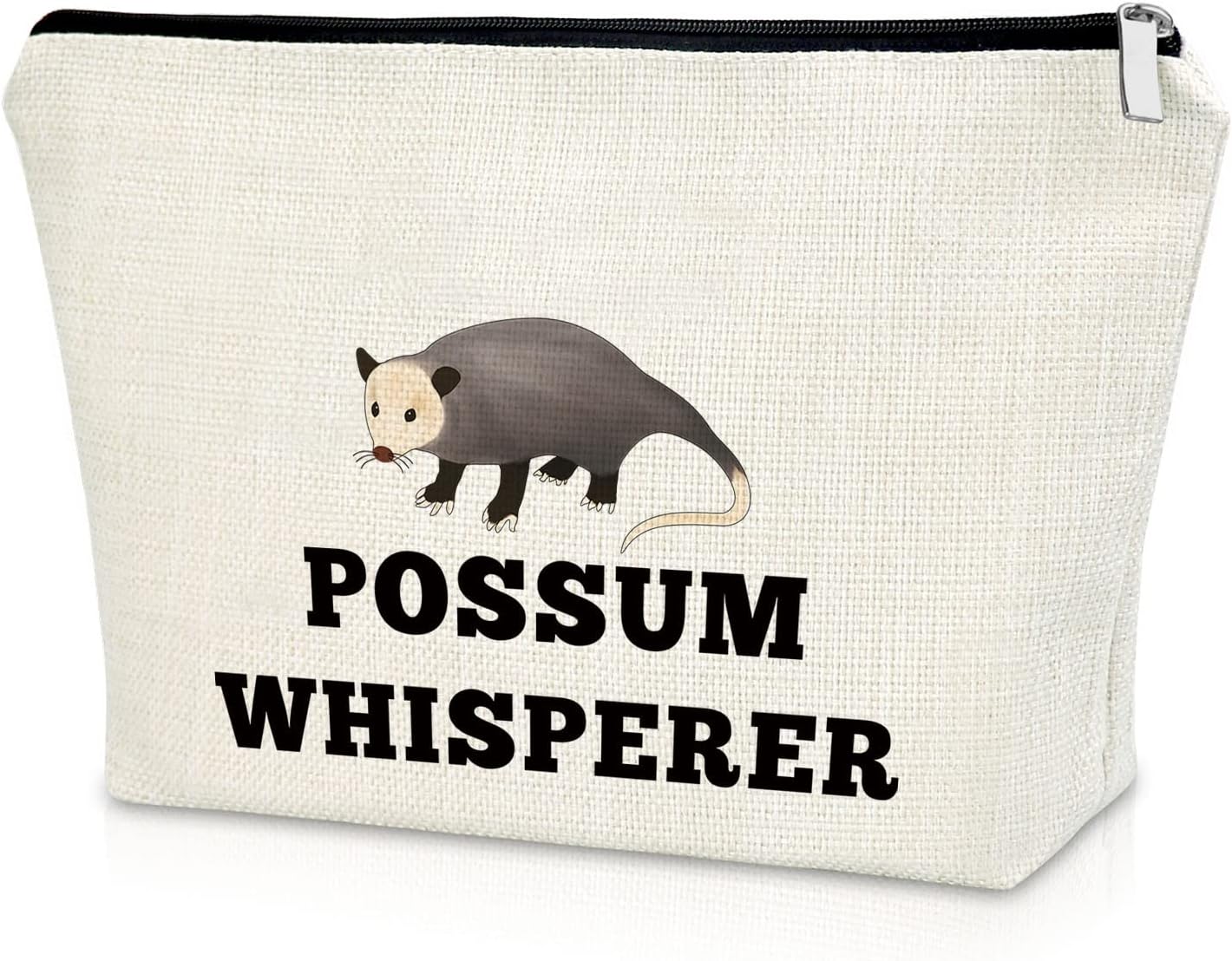 Sazuwu Possum Lover Gifts Makeup Bag Possum Themed Birthday Decorations Opossum Owner Gifts Funny Cosmetic Bag Christmas Appreciation Graduation Present Travel Pouch