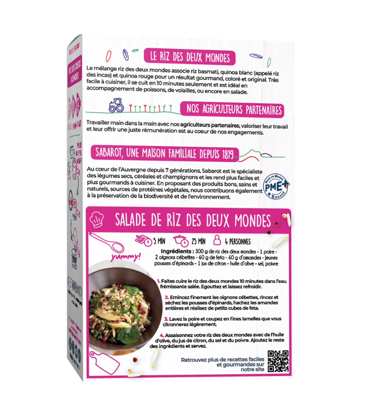 Sabarot - Mélange riz des deux mondes 400g