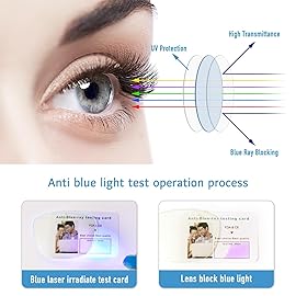 Okany 3 Pack Blue Light Blocking Glasses for Women Men, Round Computer Glasses Anti Eye Strain/UV/Glare Gaming Glasses