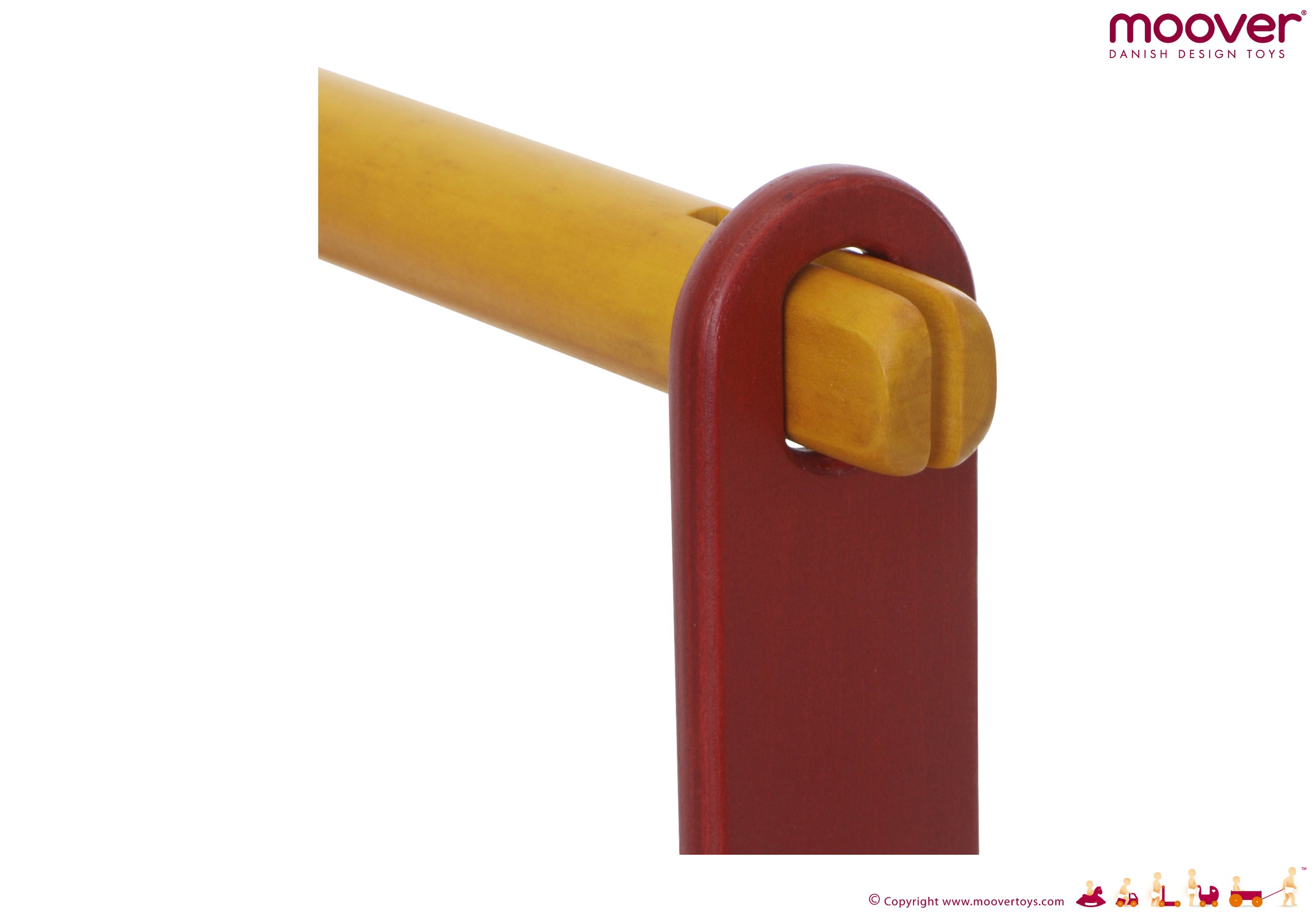 MOOVER Primi passi legno naturale