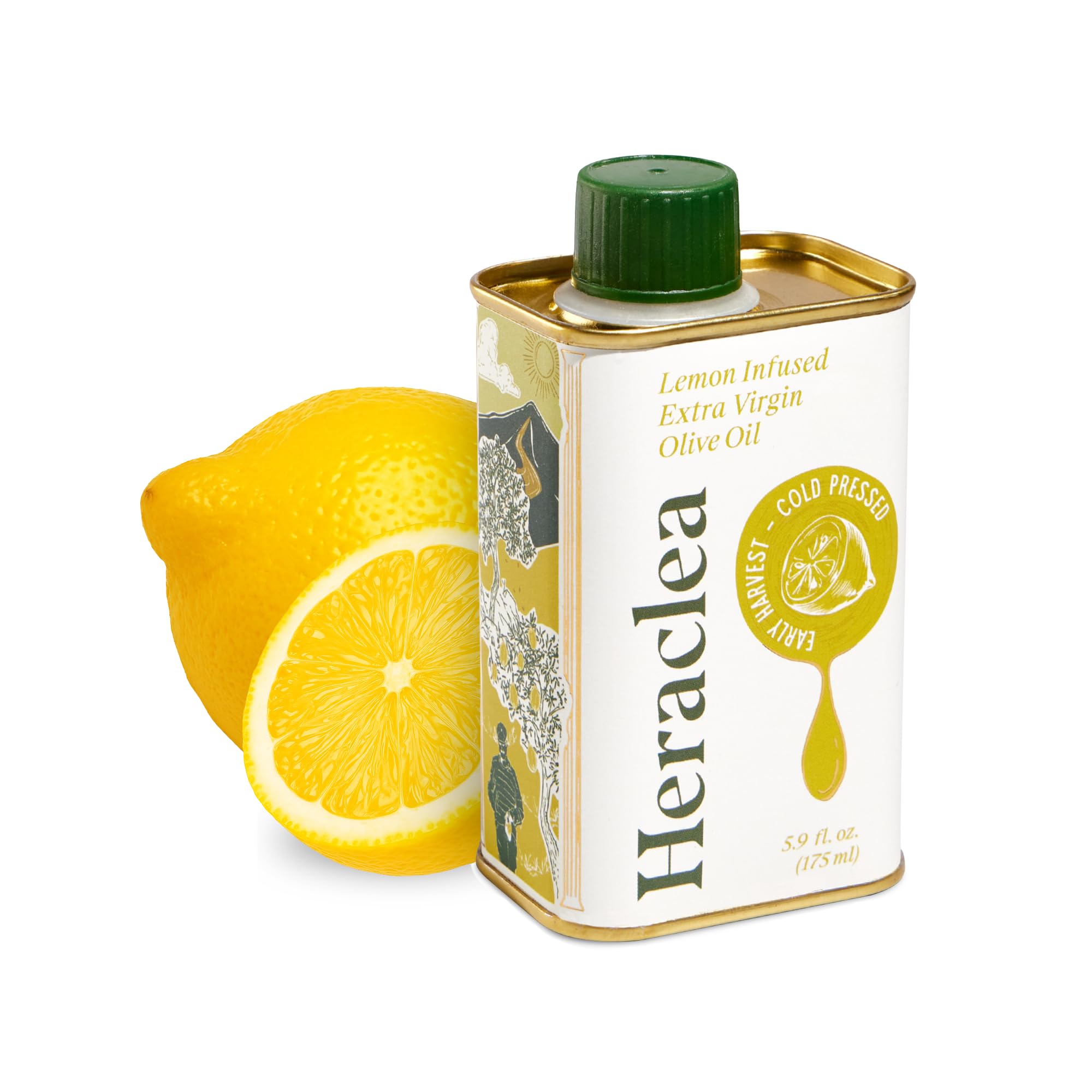 Amazon.com : Heraclea - Lemon Infused - Extra Virgin Olive Oil