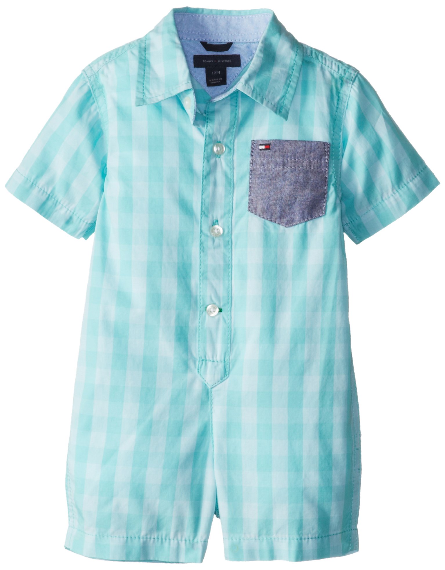 Tommy Hilfiger Boys' Plaid Button Down