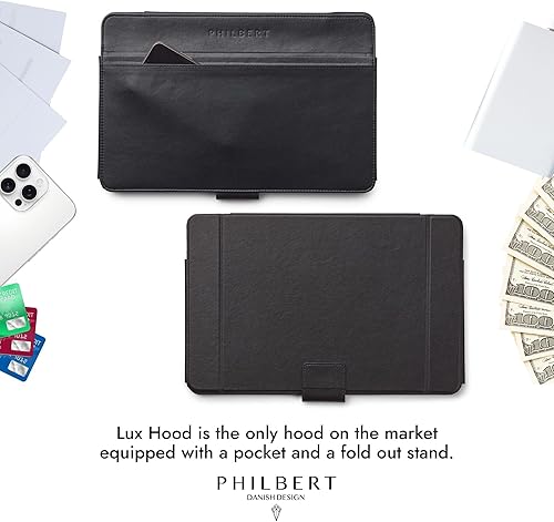 Miniatura 3 de Parasol y capucha Lux de privacidad  Universal para portátiles de 15 a 16 pulgadas  Negro  Materiales ecológicos  Reducción de deslumbramiento