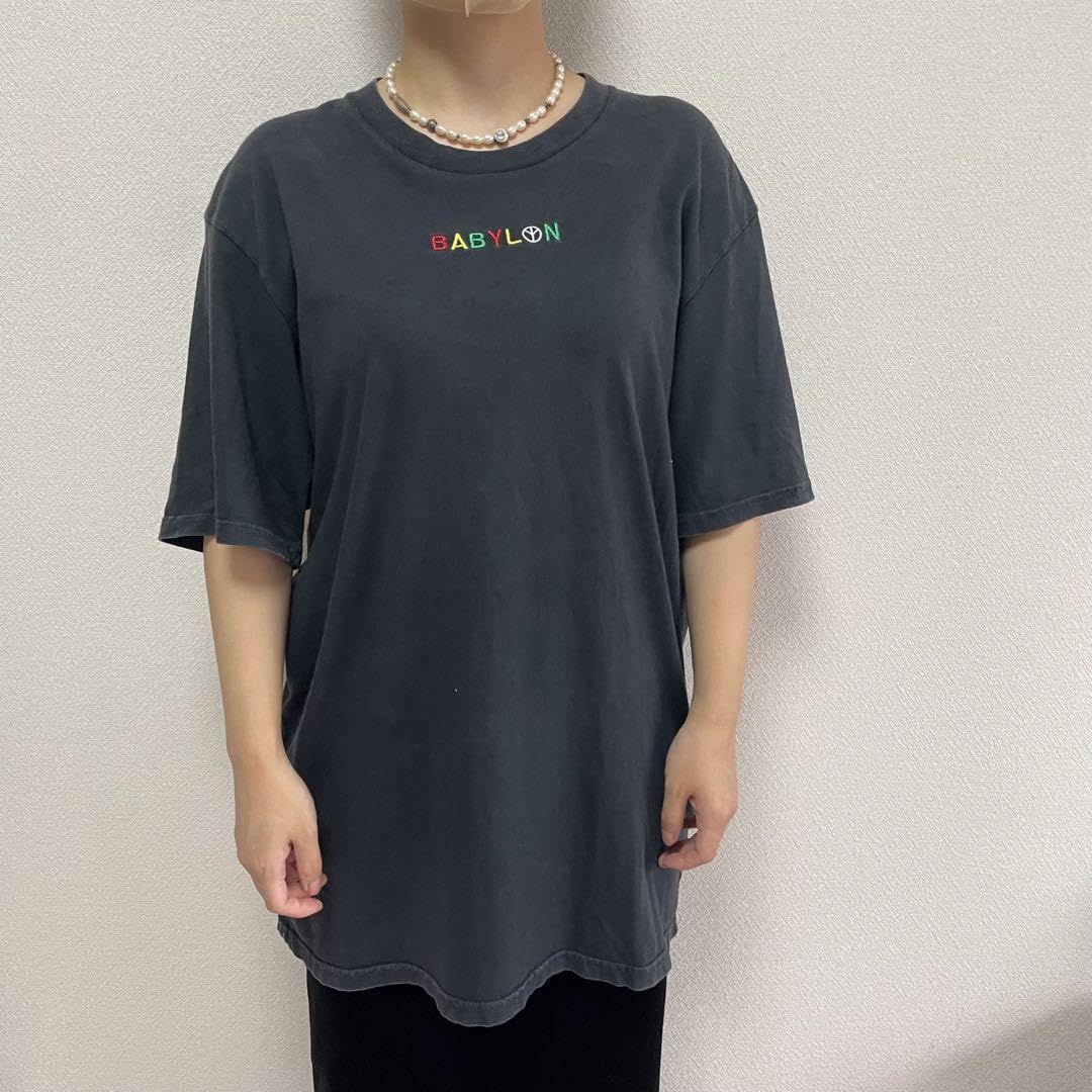Amazon.co.jp: BABYLON LA バビロンエルエー wasted youth ブラックM  