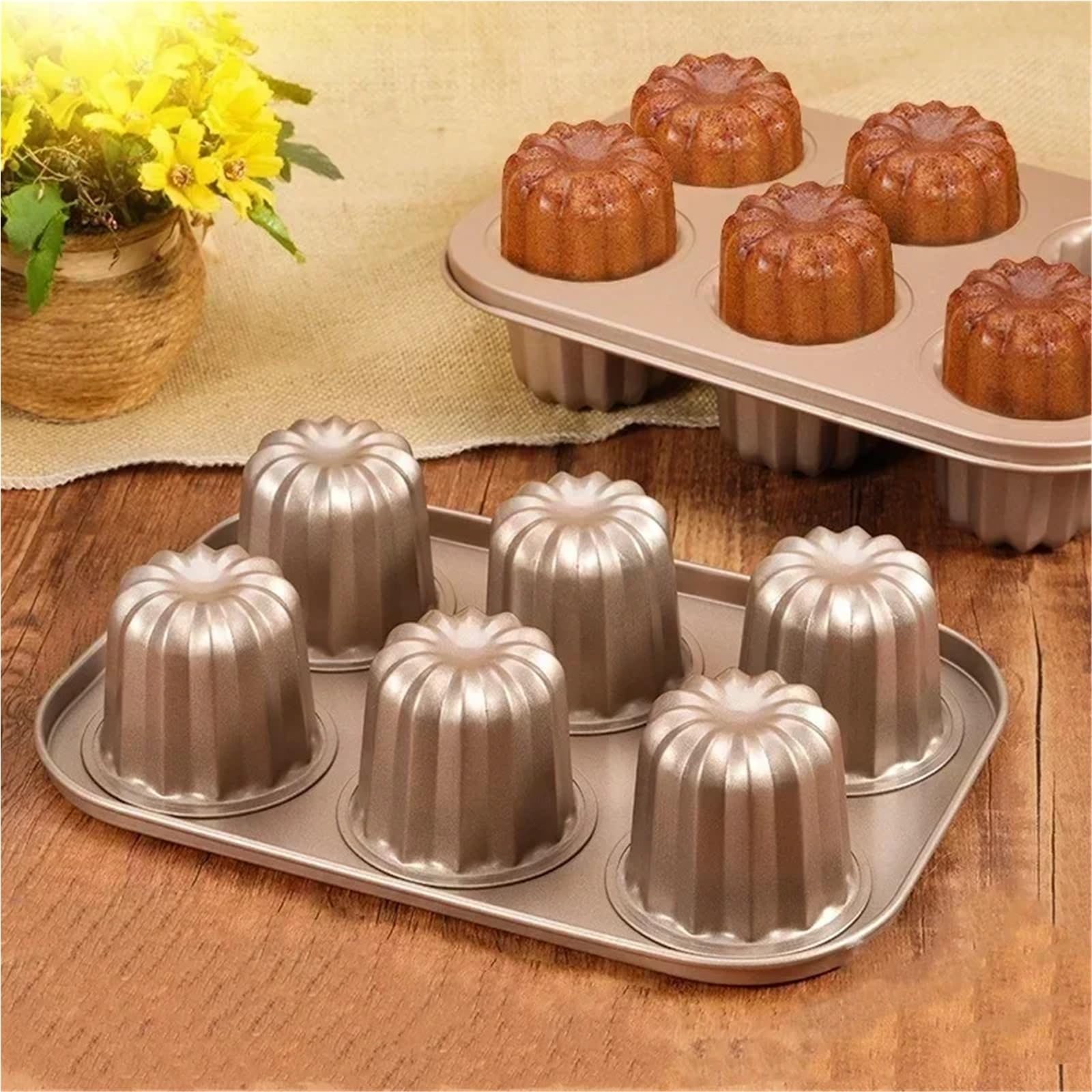 Moule à muffins en acier au carbone à 6/9/12 cavités