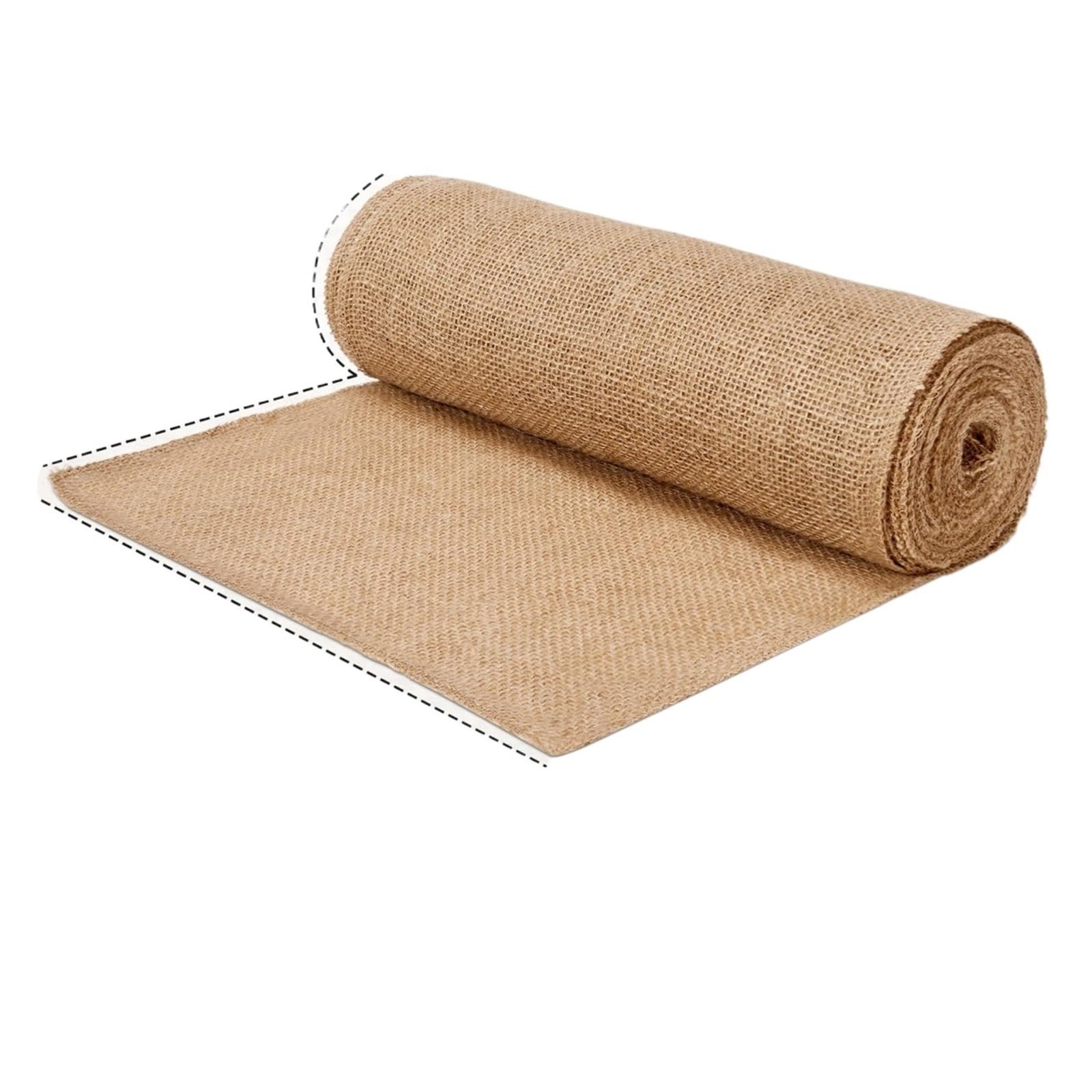 Goxqit Brown 2 Pcs Burlap Table Runners,Jute Runner For ,Fabric Roll Deal For Weddings,Placemats,Home Decoration,Gardening For Arts Crafts