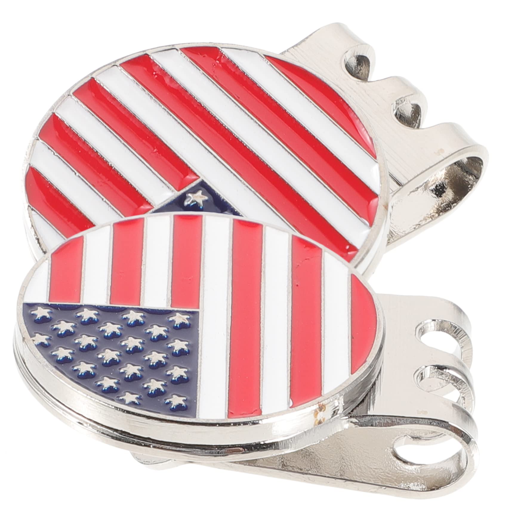 BESPORTBLE Golf Zubehör Ballmarker 10 STK Golfhut-Clip Golf-Hut-Clip- Golfmarkerhalter Dekorativer Golfmarker Markierungen Golfball Marker Golf Golf-Marker-Hut-Clips Golfbedarf Zinklegierung