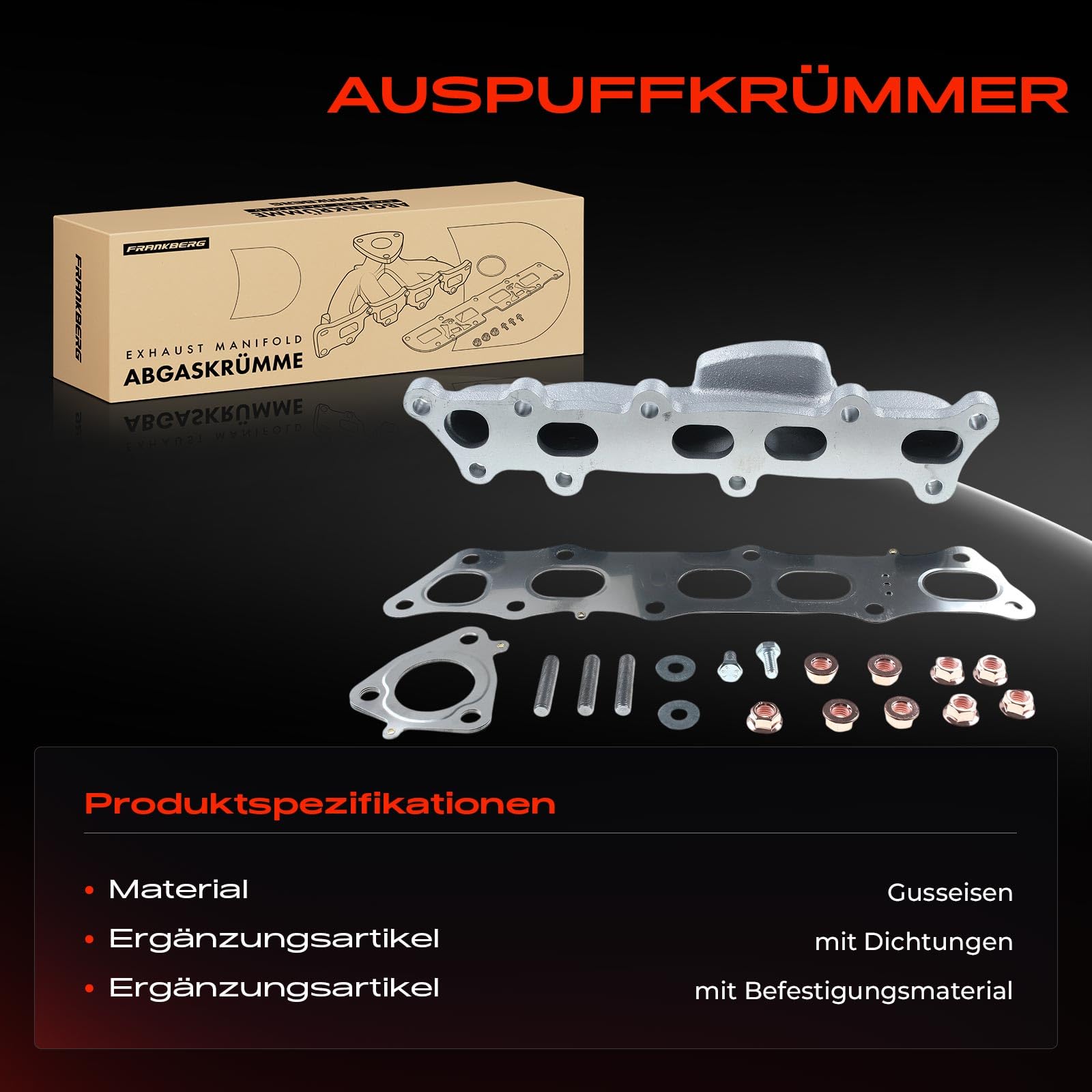Auspuffkrümmer Krümmer für Accord VII CL Accord VII Tourer CM Civic VIII Hatchback FK FN CR-V III RE FR-V BE 2004-2011 04180RBD305