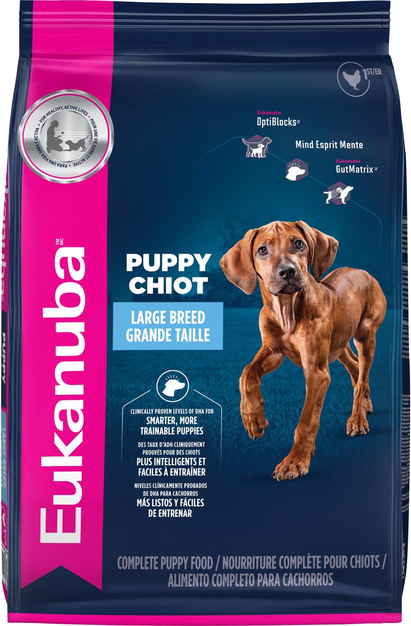 Eukanuba Puppy Choit Large Breed Dry Dog Food, 33 lb Bag