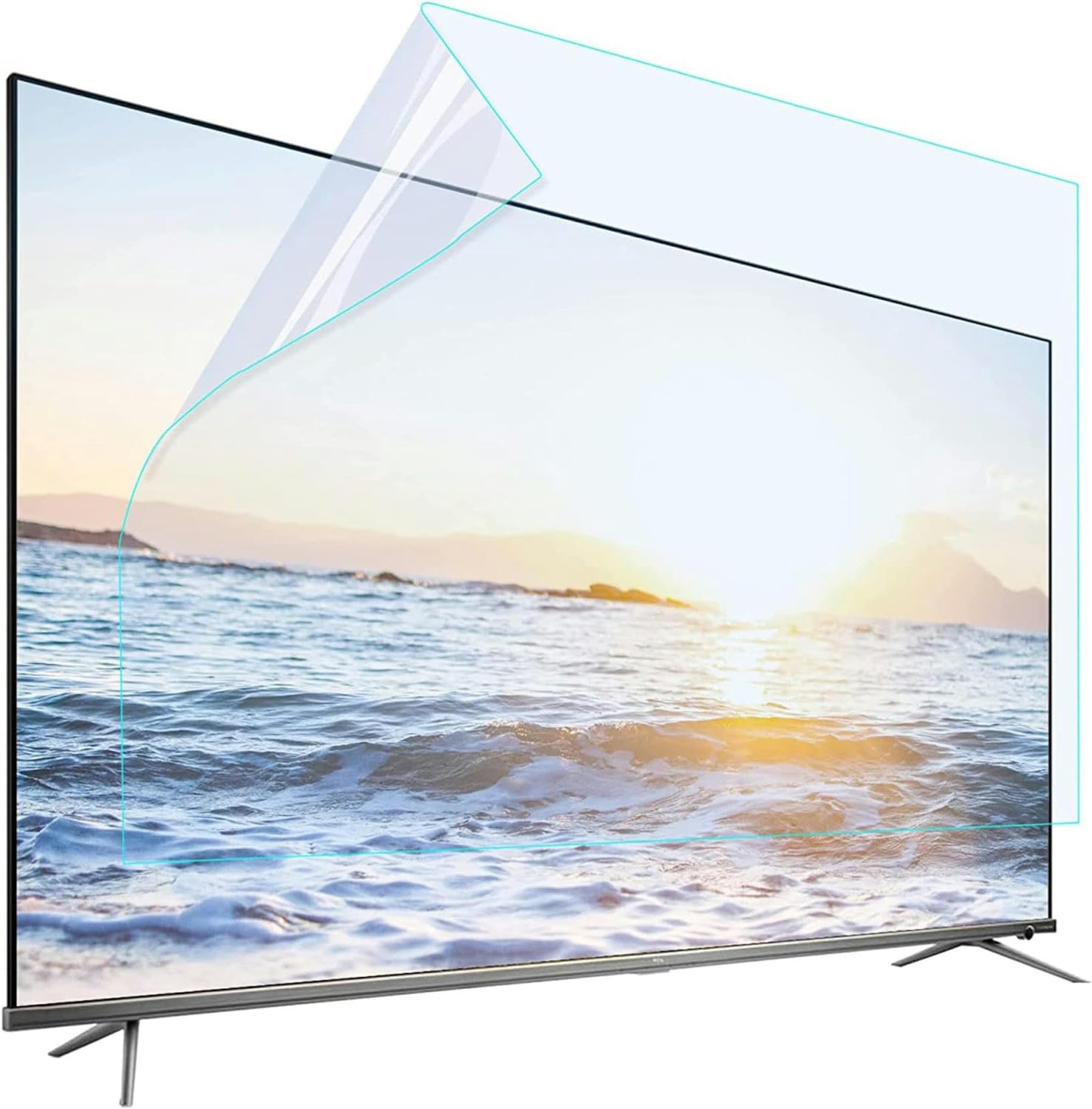 Pellicola Protettiva Opaca Antiriflesso Per Schermo Tv Da 42-65 Pollici, Antipolvere, Antigraffio E Anti Luce Blu, Per Lcd, Led, 4K Oled Qled Hdtv / 65 Pollici 1440X809 Mm, 42 Pollici 917X516 Mm