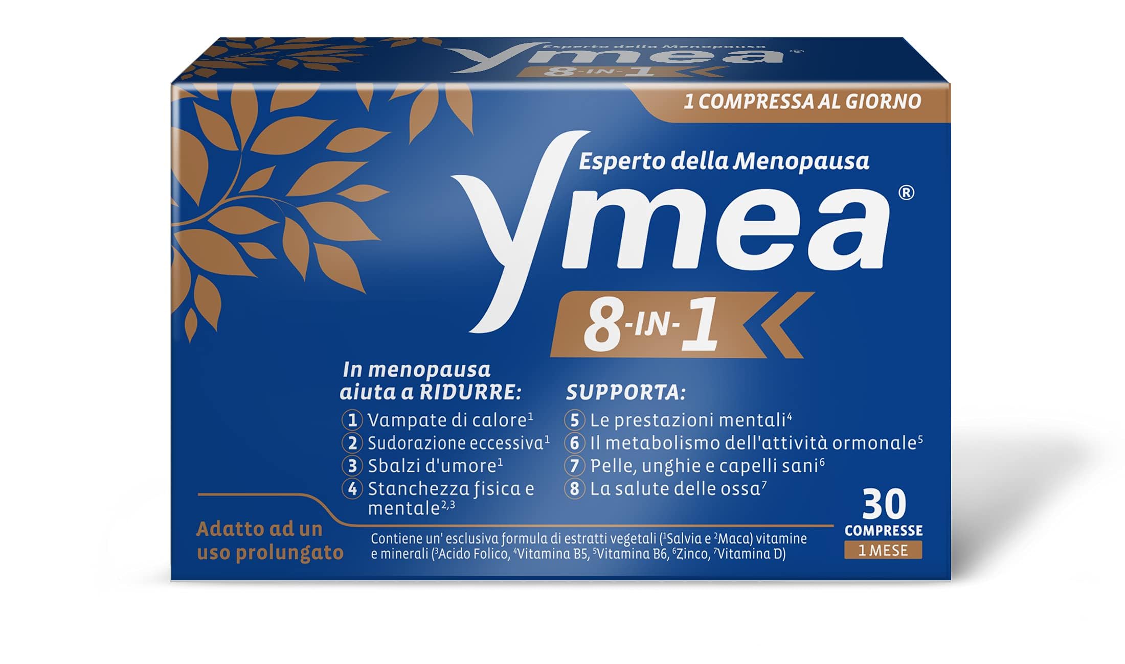 Ymea 8 In 1 Integratore Alimentare Esperto Della Menopausa, Ideale Contro Gli 8